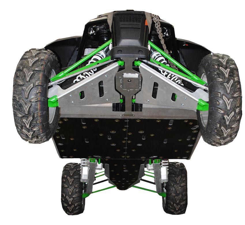 8 - Piece Complete Aluminum Skid Plate Set, Arctic Cat Wildcat 2013 - 2016 - Farm Armor