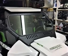 Arctic Cat Wildcat Vented Windshield With D.O.T Stamp