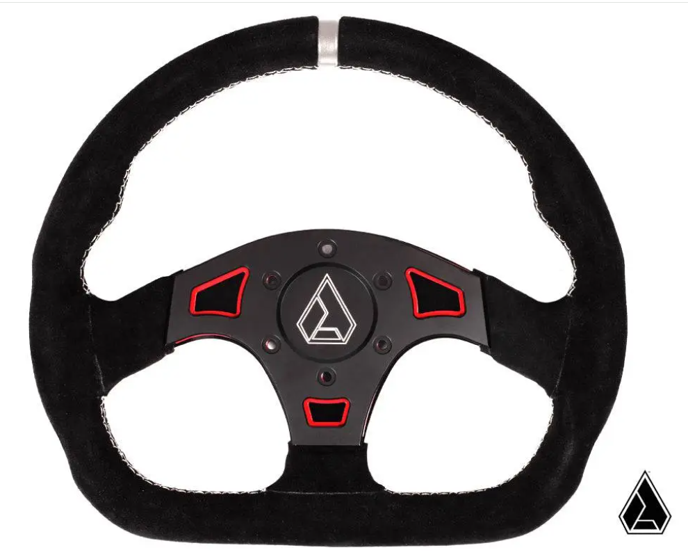 Suede Ballistic "D" UTV Steering Wheel