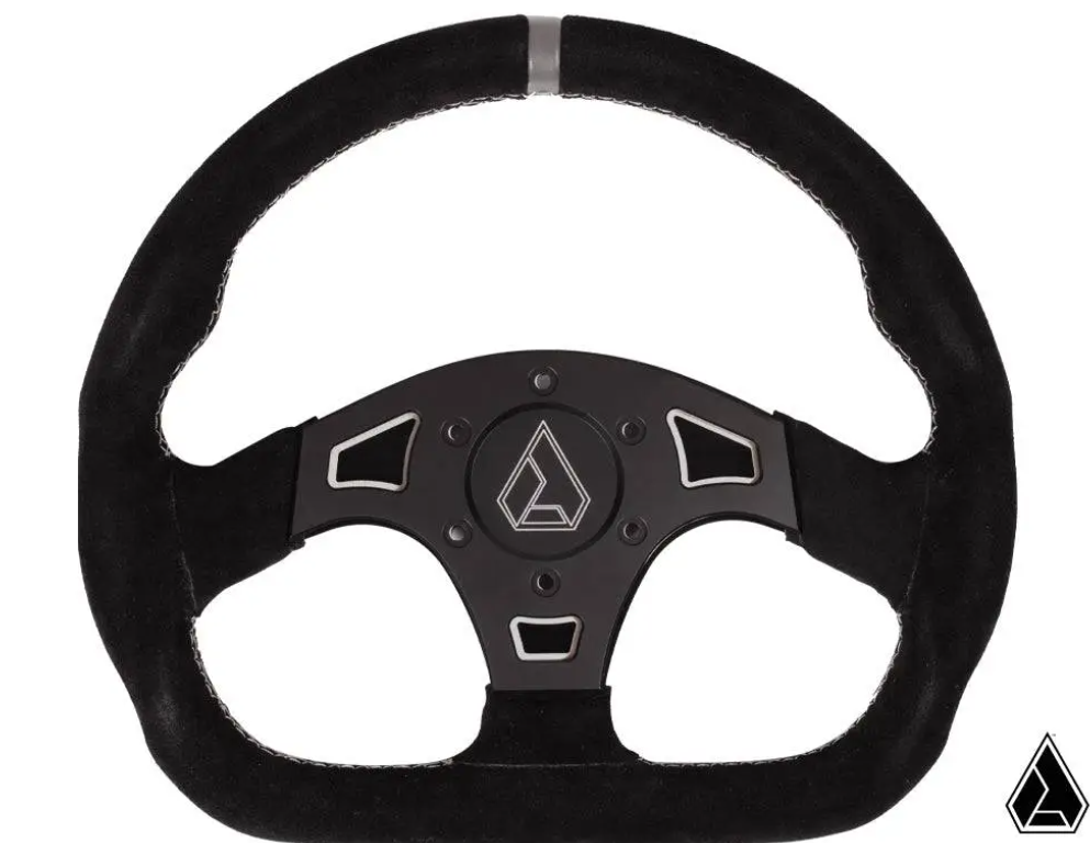 Suede Ballistic "D" UTV Steering Wheel