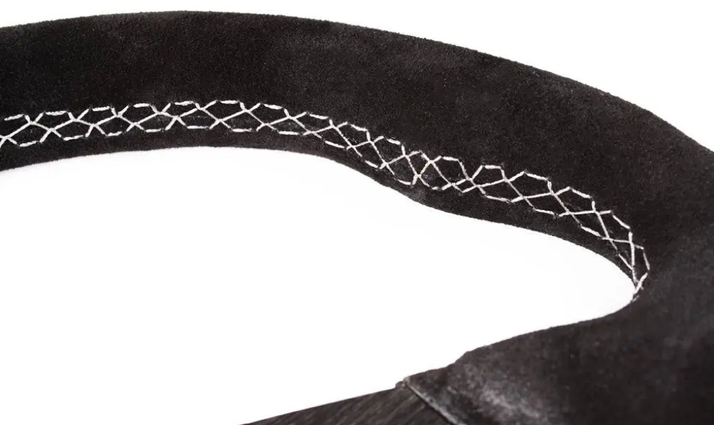 Suede Ballistic "D" UTV Steering Wheel