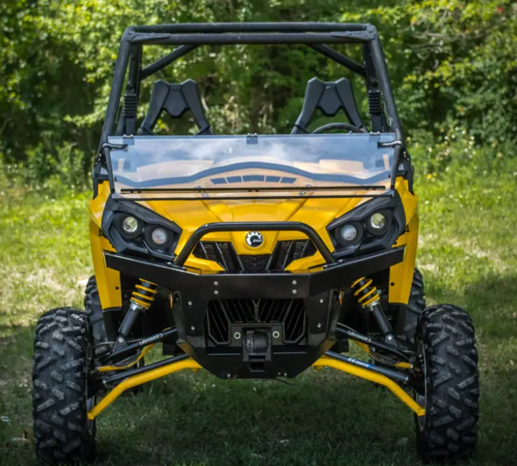 Can-Am Commander Scratch Resistant Flip Down Windshield