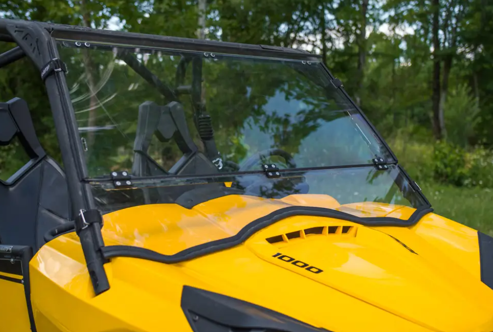 Can-Am Commander Scratch Resistant Flip Down Windshield