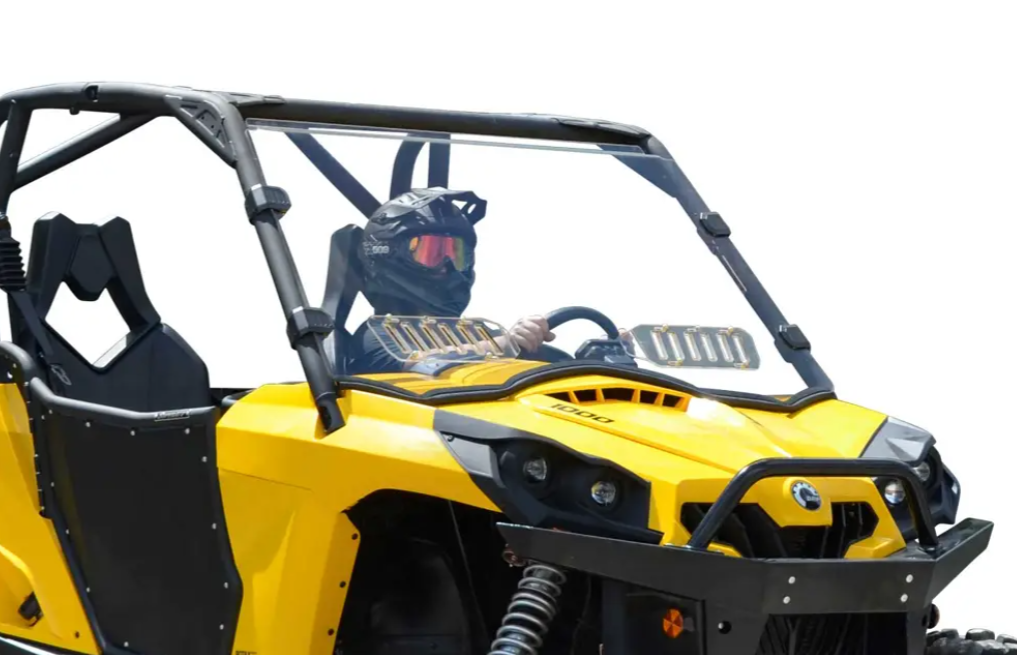 Can-Am Commander Scratch-Resistant Vented Full Windshield
