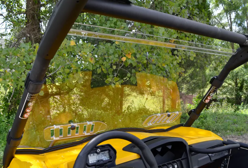 Can-Am Commander Scratch-Resistant Vented Full Windshield
