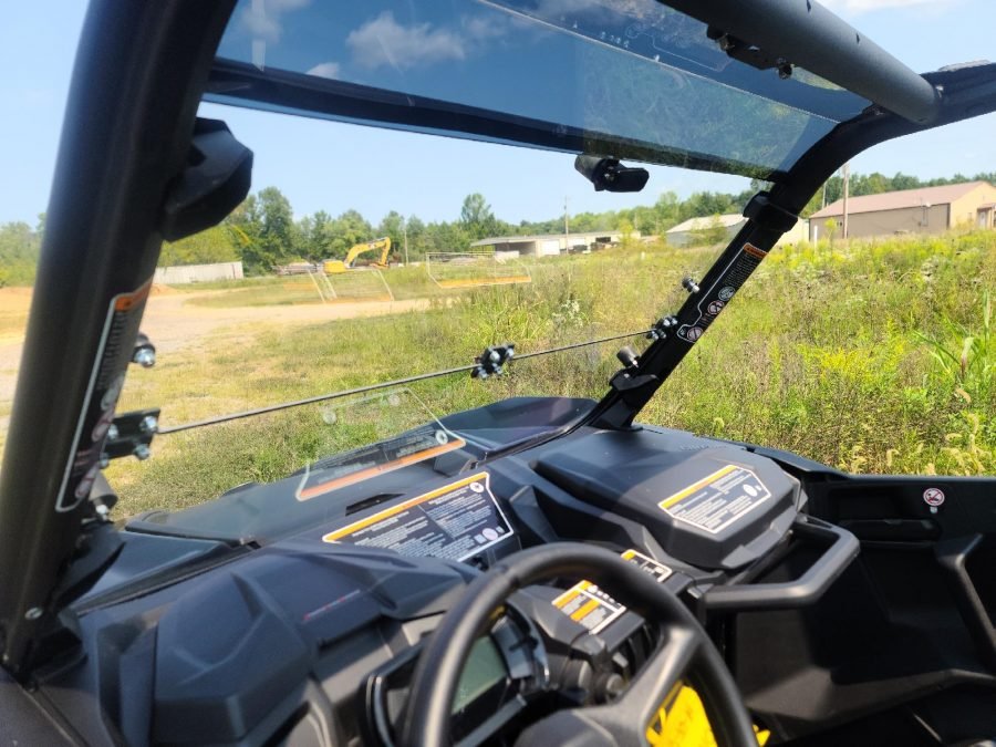 Maverick Trail & Sport Fold Down Windshield (Fits all years & 2021 - Up Commander/Commander MAX) - Farm Armor